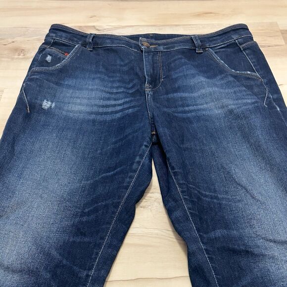 Diesel FAYZA-EVO Relaxed-Boyfriend Low Waist 084CK Blue Jeans Size W29 L30 - Picture 3 of 11